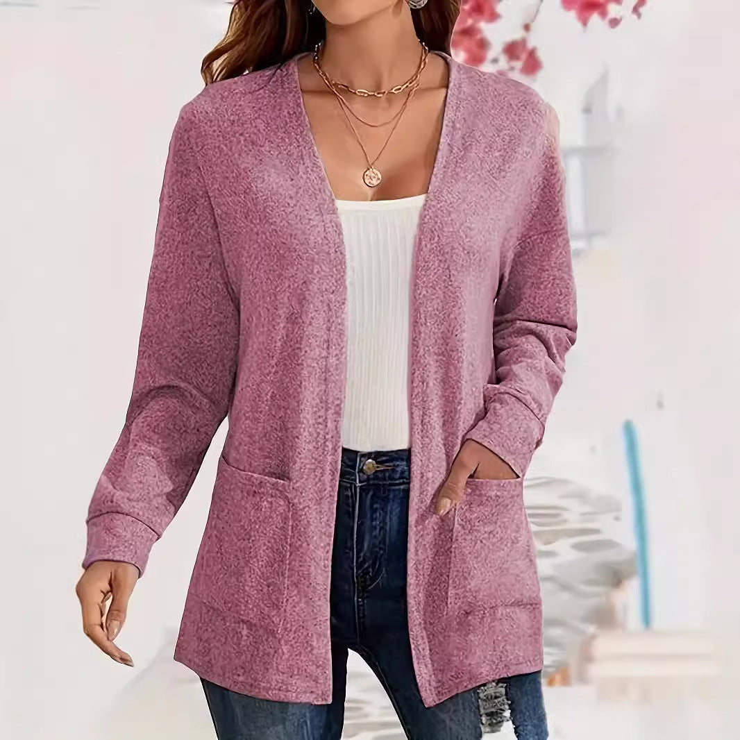 Dames Vest Met Zakken Elegant Design Ravina