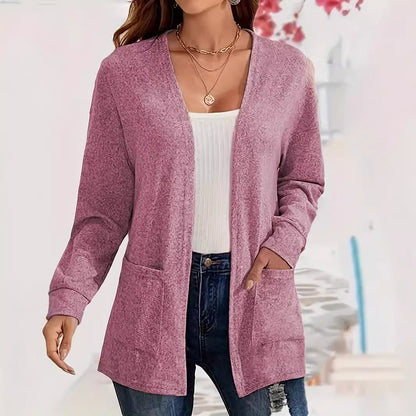 Dames Vest Met Zakken Elegant Design Ravina