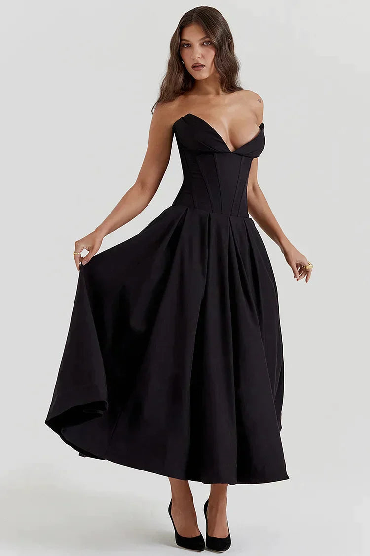 Aurora Elegant Strapless Jurk voor Iconische Schoonheid