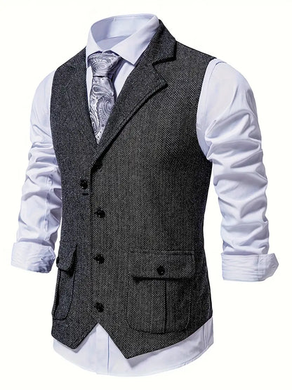 Blazer voor Heren Herringbone Stijl Niklas