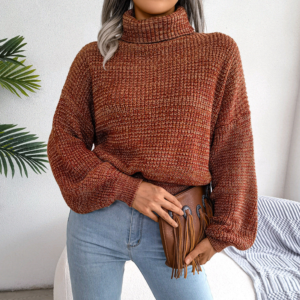 Dames Gebreide Coltrui Elegante Mouwen Trendy