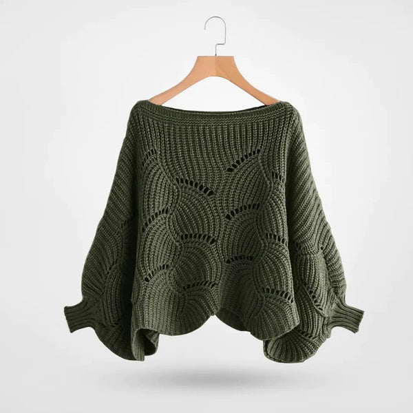 Gebreide Batwing Trui Zacht en Warm voor Vrouw