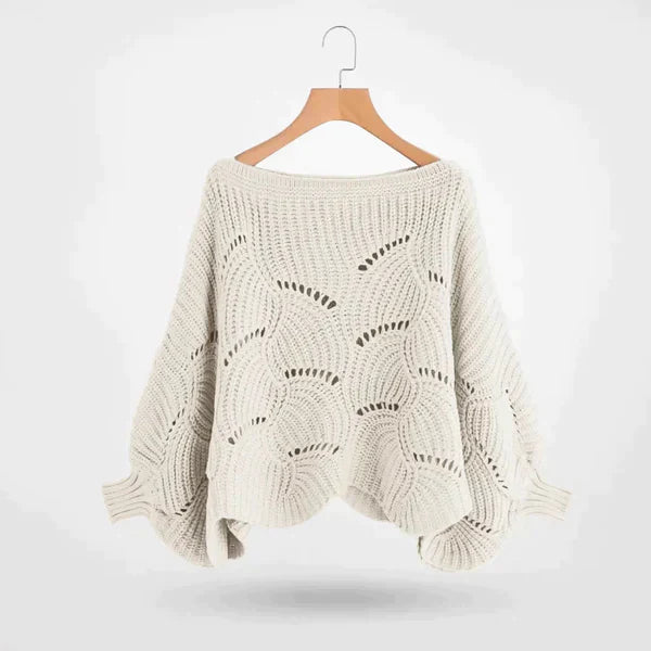Gebreide Batwing Trui Zacht en Warm voor Vrouw