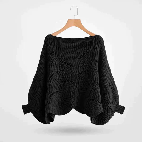 Gebreide Batwing Trui Zacht en Warm voor Vrouw - Mode Vibes
