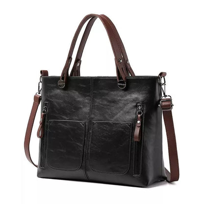Klassieke Schoudertas voor Dames Lederlook Design