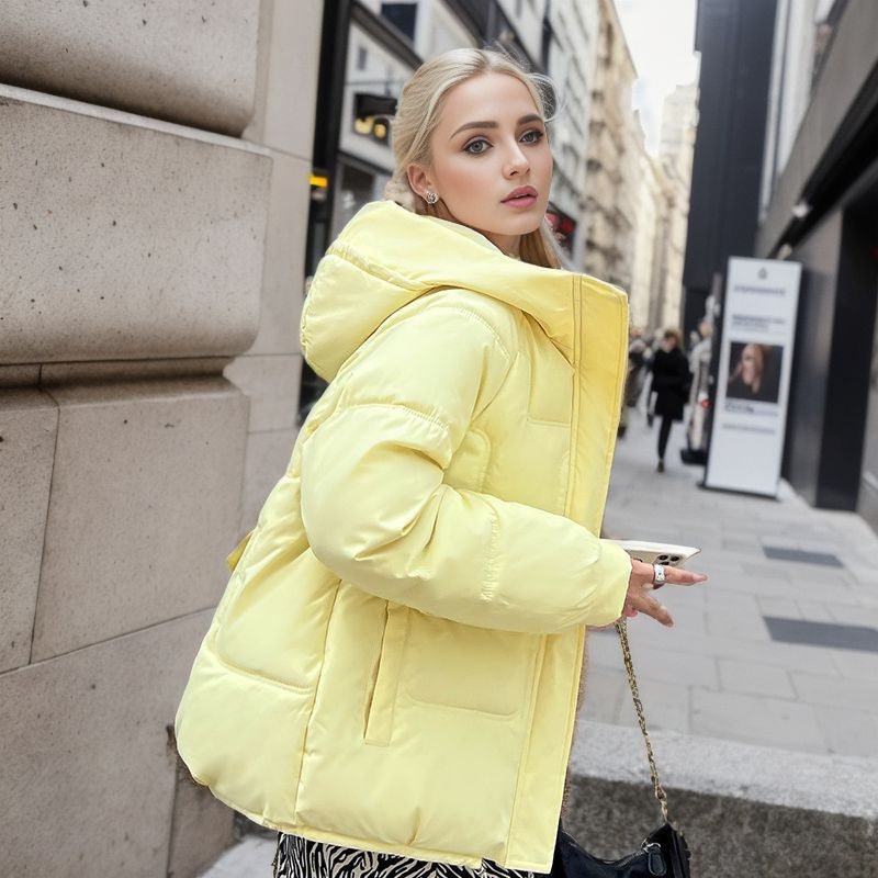 Dames Pufferjas Warm en Gewatteerd met Capuchon en Trendy Zaken