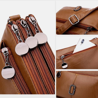 Kleine Crossbody Tas Sienna Leer Lederlook
