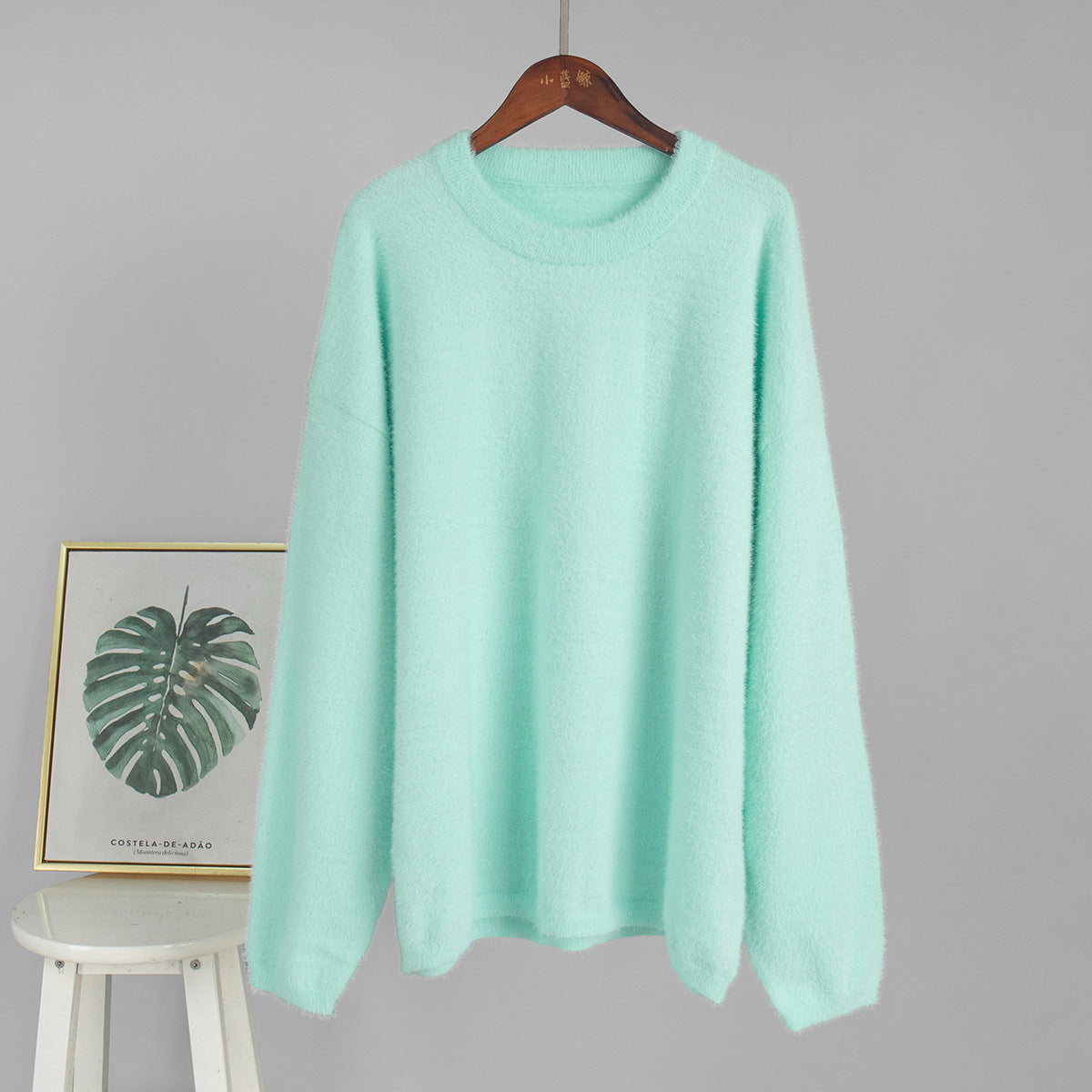 Dames Trui Gebreid Pastelkleurig Zacht en Trendy