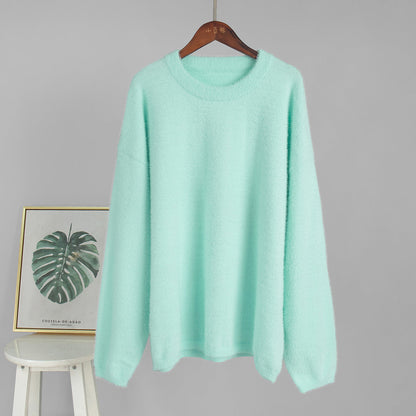 Dames Trui Gebreid Pastelkleurig Zacht en Trendy