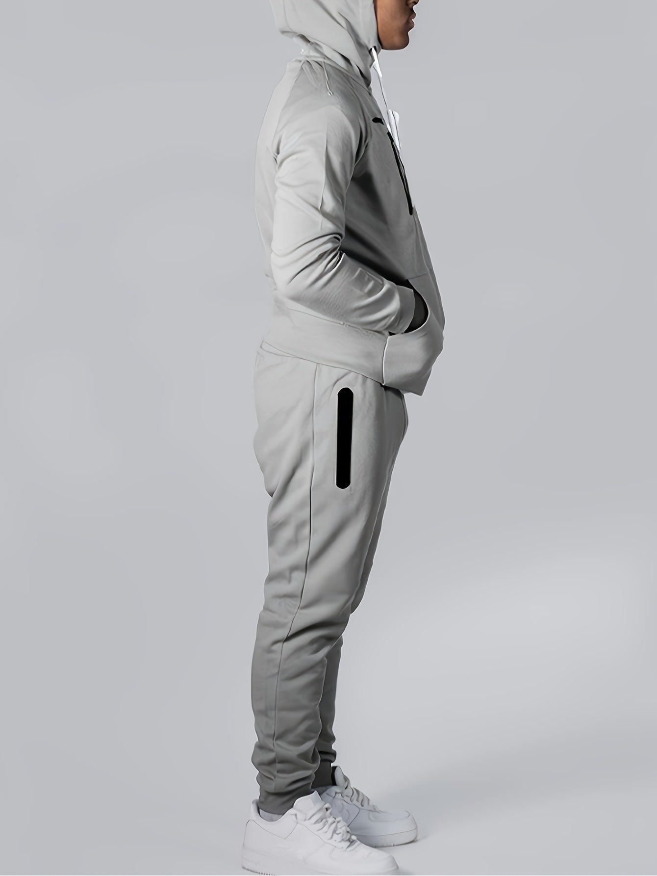 Lange Mouw Hoodie Casual Stretch voor Herfst en Lente
