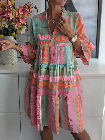 Midi-jurk Elegante Vrouwenjurk Zomercollectie