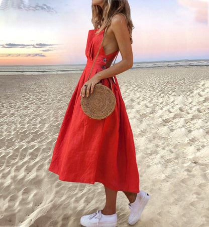 Variant image for Emma | Abito Midi Elegante-1