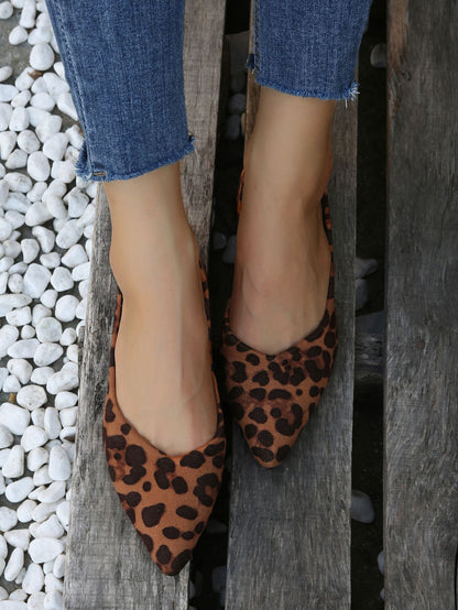 Dames Panterprint Ballerina's Flats Elegante Schoenen