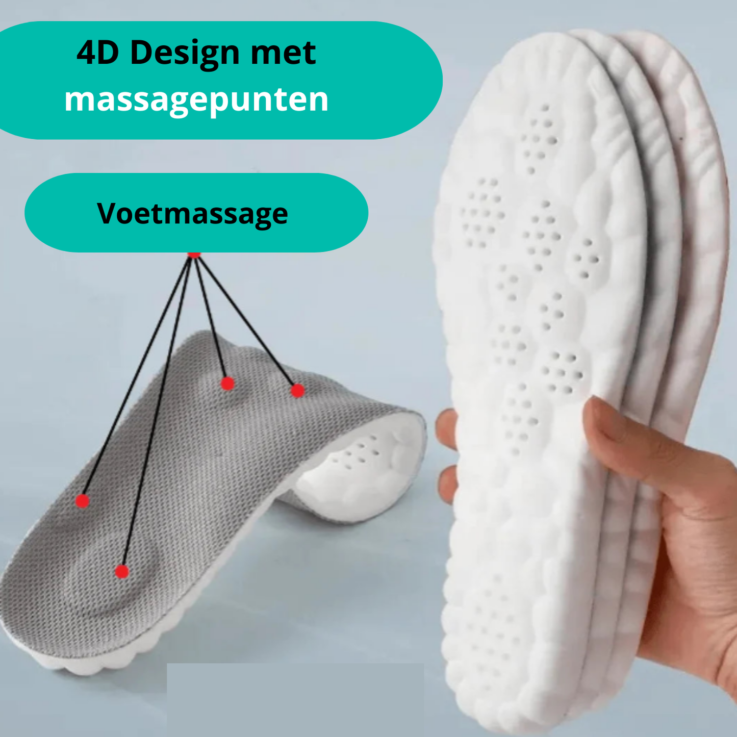 Inlegzolen Orthopedisch 4D Steunzolen FlexiFit
