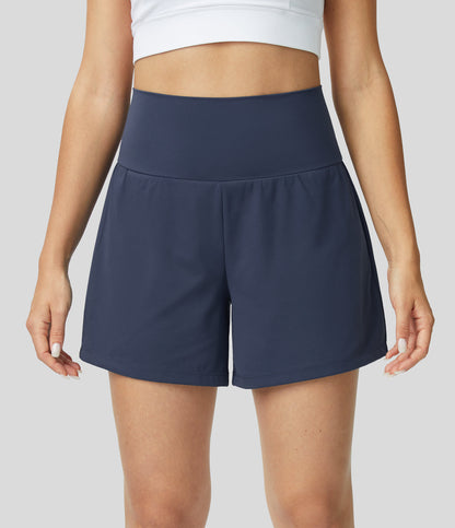 Margarethe | Hoge Taille & Ademend Materiaal Yoga Shorts