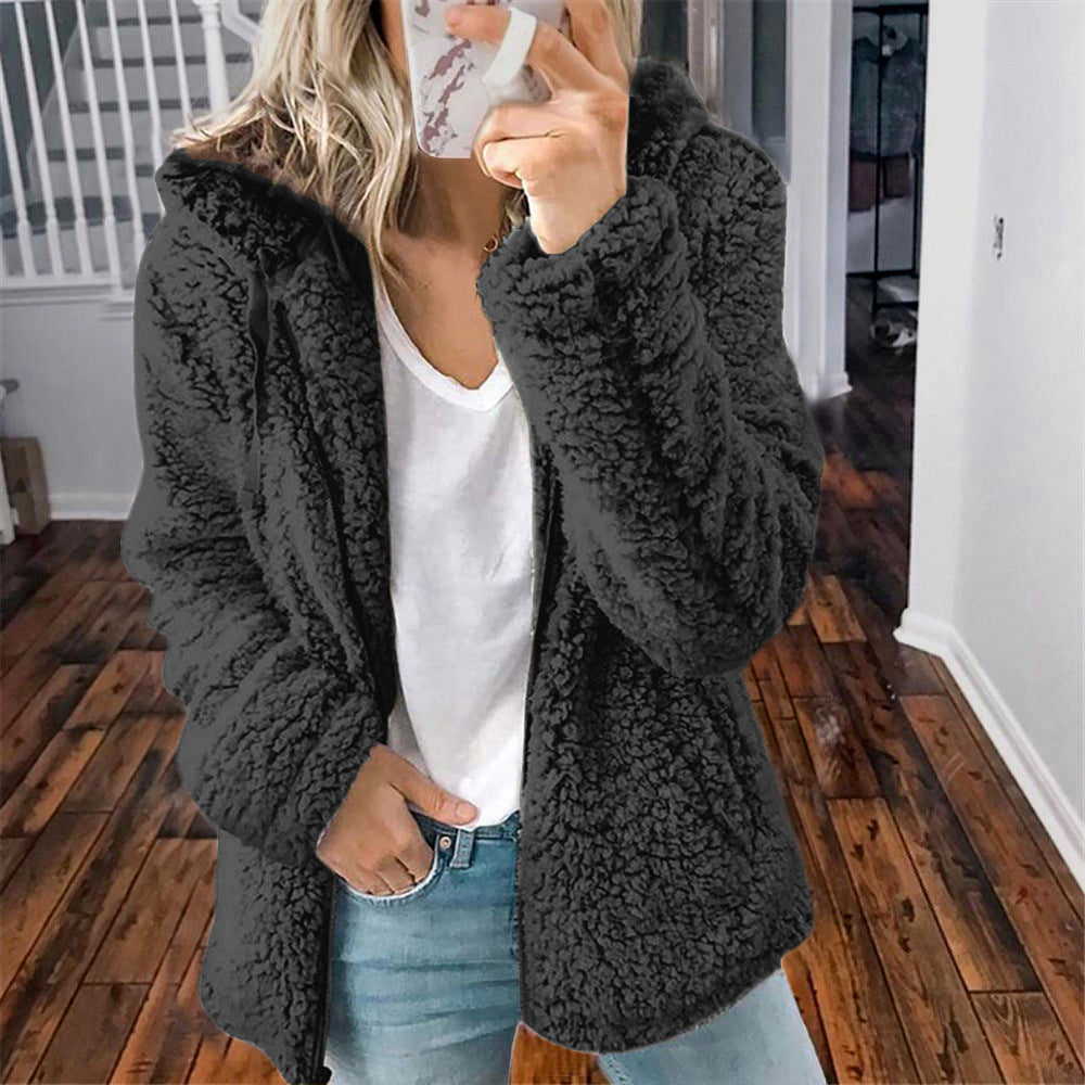 Dames Teddy Fleece Vest Zacht Elegante Stijl