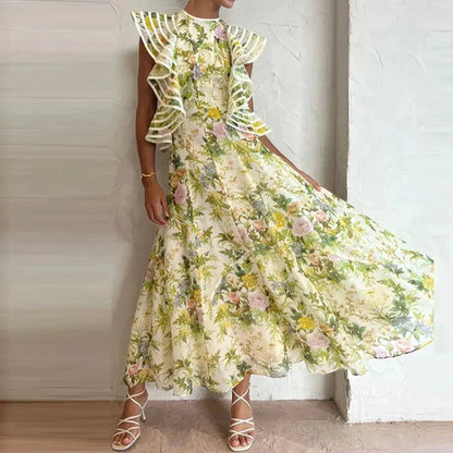 Vrouwelijke Jurk met Bloemenprint Zomerjurk - Mode Vibes