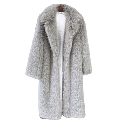 Dames Faux Fur Jas Trendy Elegante Stijlvolle Coat