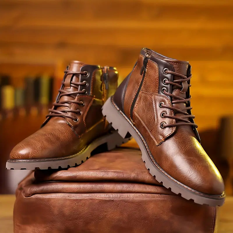 IronStep Leren Ritsboots voor Heren – Strak & Comfortabel voor Elke Dag