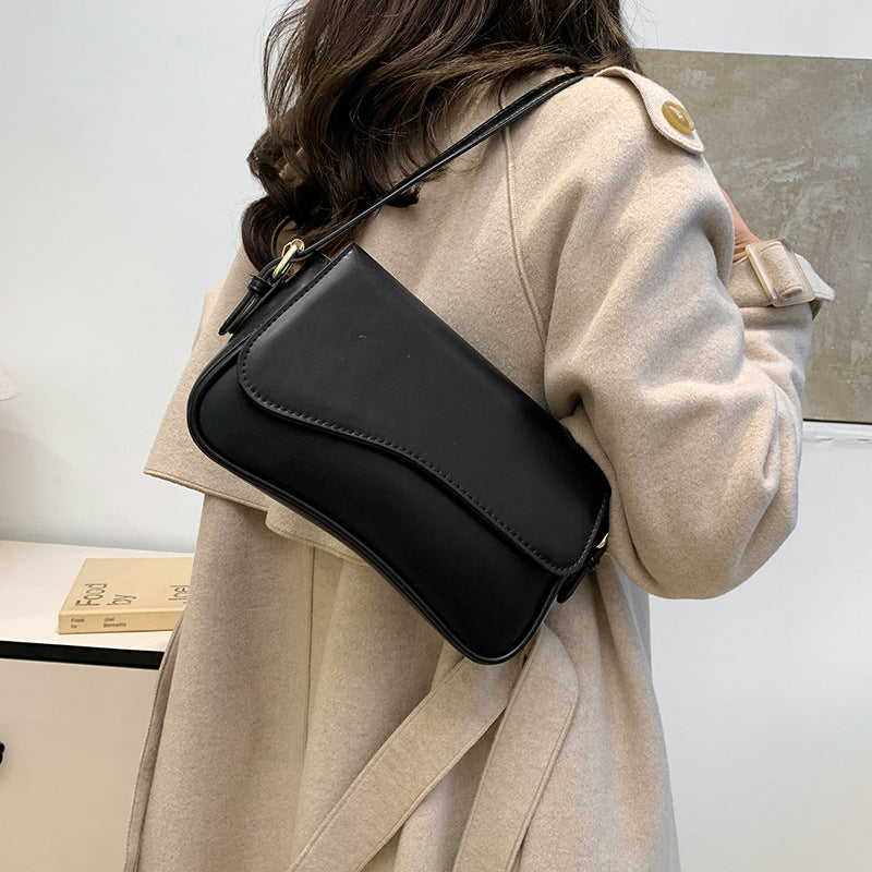 Dames Handtas Vegan Leer Golvend Design Elegante Stijl