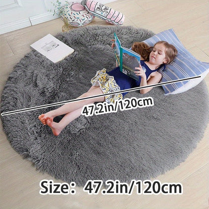 Rond Plush Vloerkleed Zacht en Zachtaardig Clouda