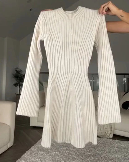 Elegante Jurk Lange Mouwen ZomerJurk voor Vrouw