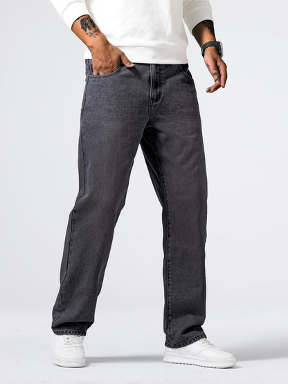 Heren Jeans Casual Street Style Blauw Milan