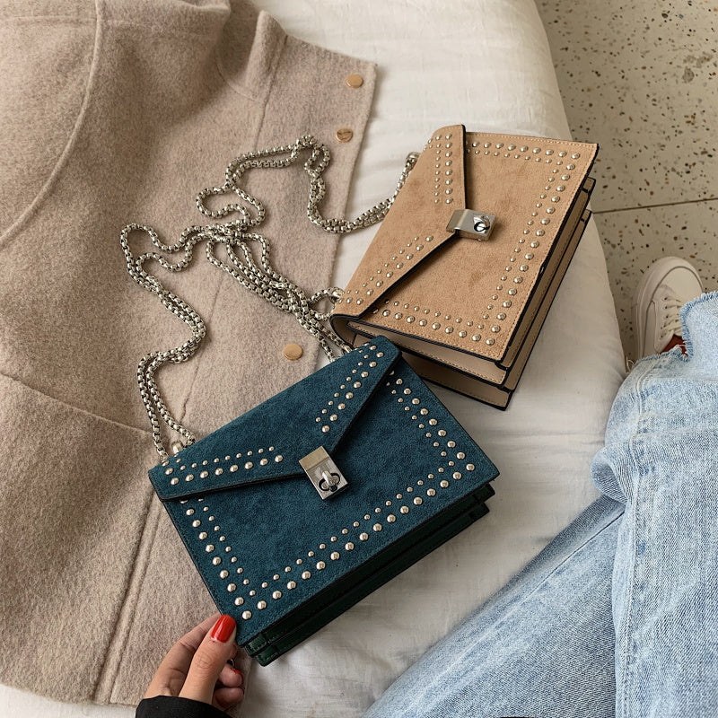 Dames Schoudertas Klein met Studs Trendy Design Leni