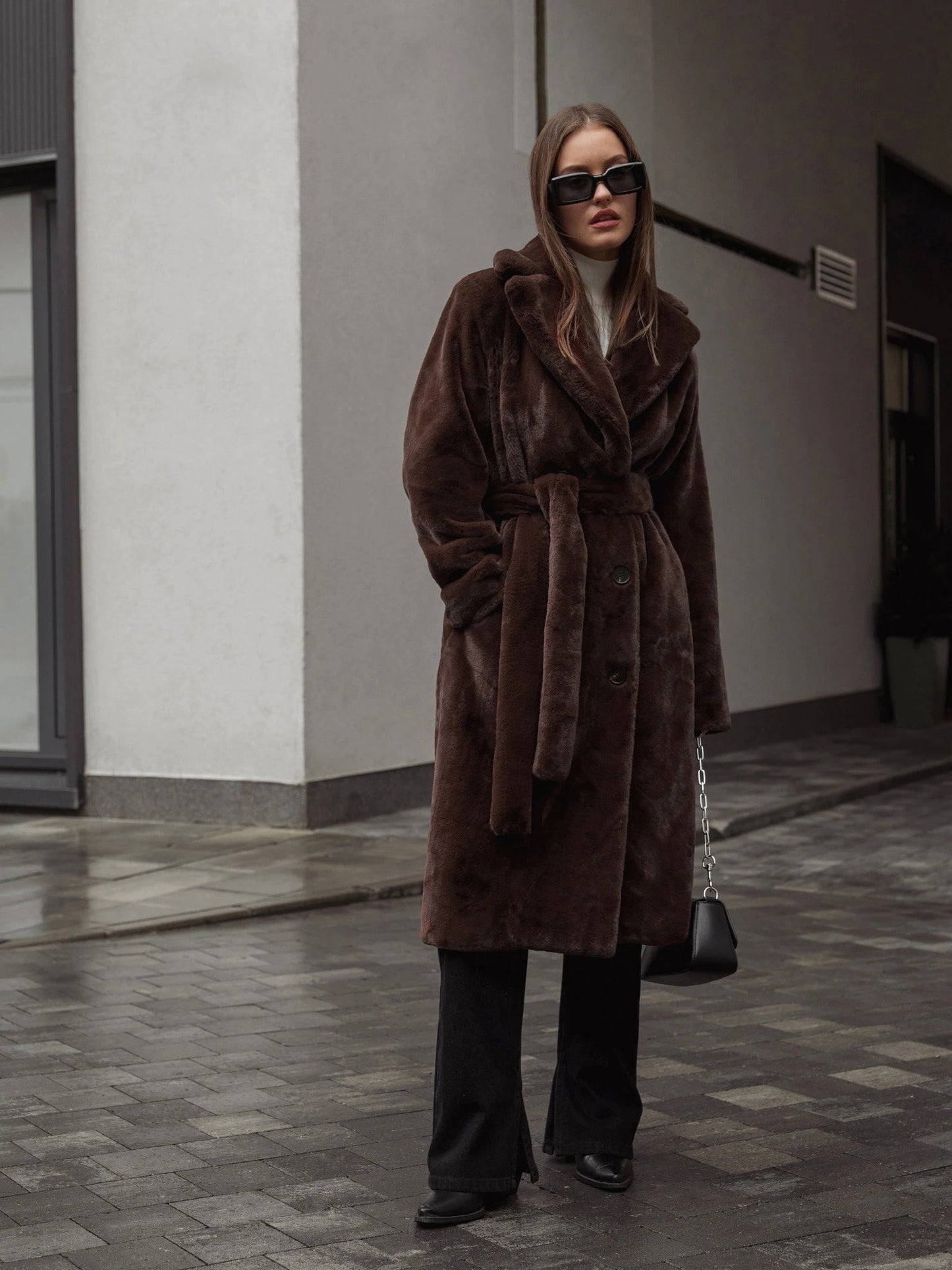 Dame Lange jas Fernanda Warm en Stylish