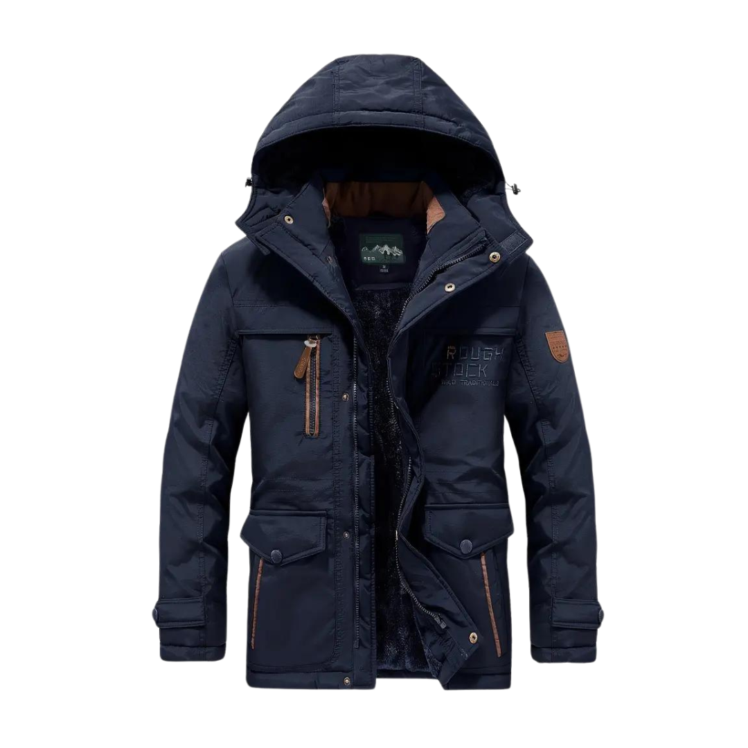 Waterdichte Heren Outdoorjas met Voering Warm en Winddicht