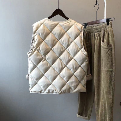 Dames Bodywarmer Gewatteerd Quilted Jacket