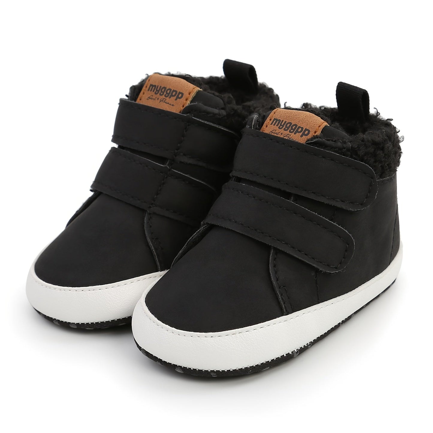 Warme Babyboots Noor met Klittenband voor Winter
