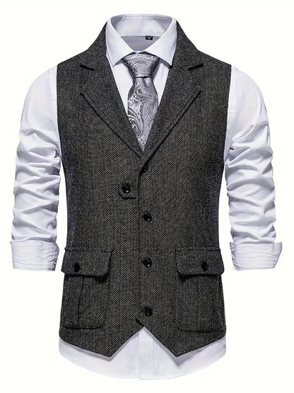 Blazer voor Heren Herringbone Stijl Niklas
