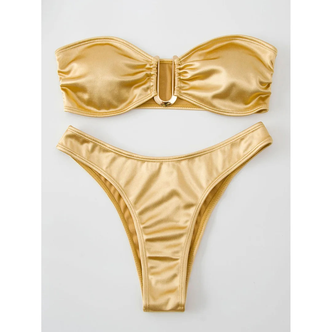 Strapless Bikini Trendy Zomer Badpak voor Vrouw