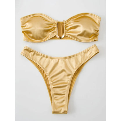 Strapless Bikini Trendy Zomer Badpak voor Vrouw