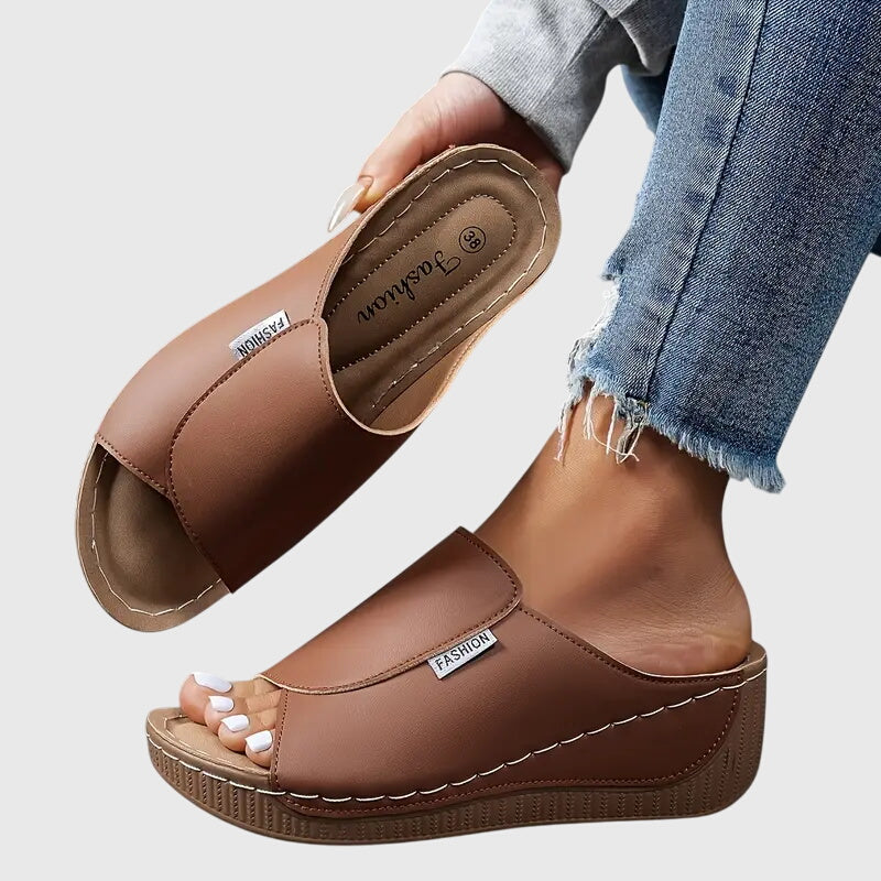 Dames Wedge Sandalen Comfortabele Pasvorm - Mode Vibes
