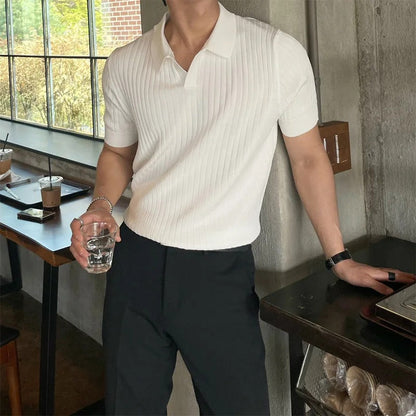Men's Casual Short Sleeve Polo Shirt