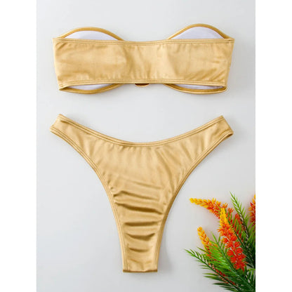 Strapless Bikini Trendy Zomer Badpak voor Vrouw