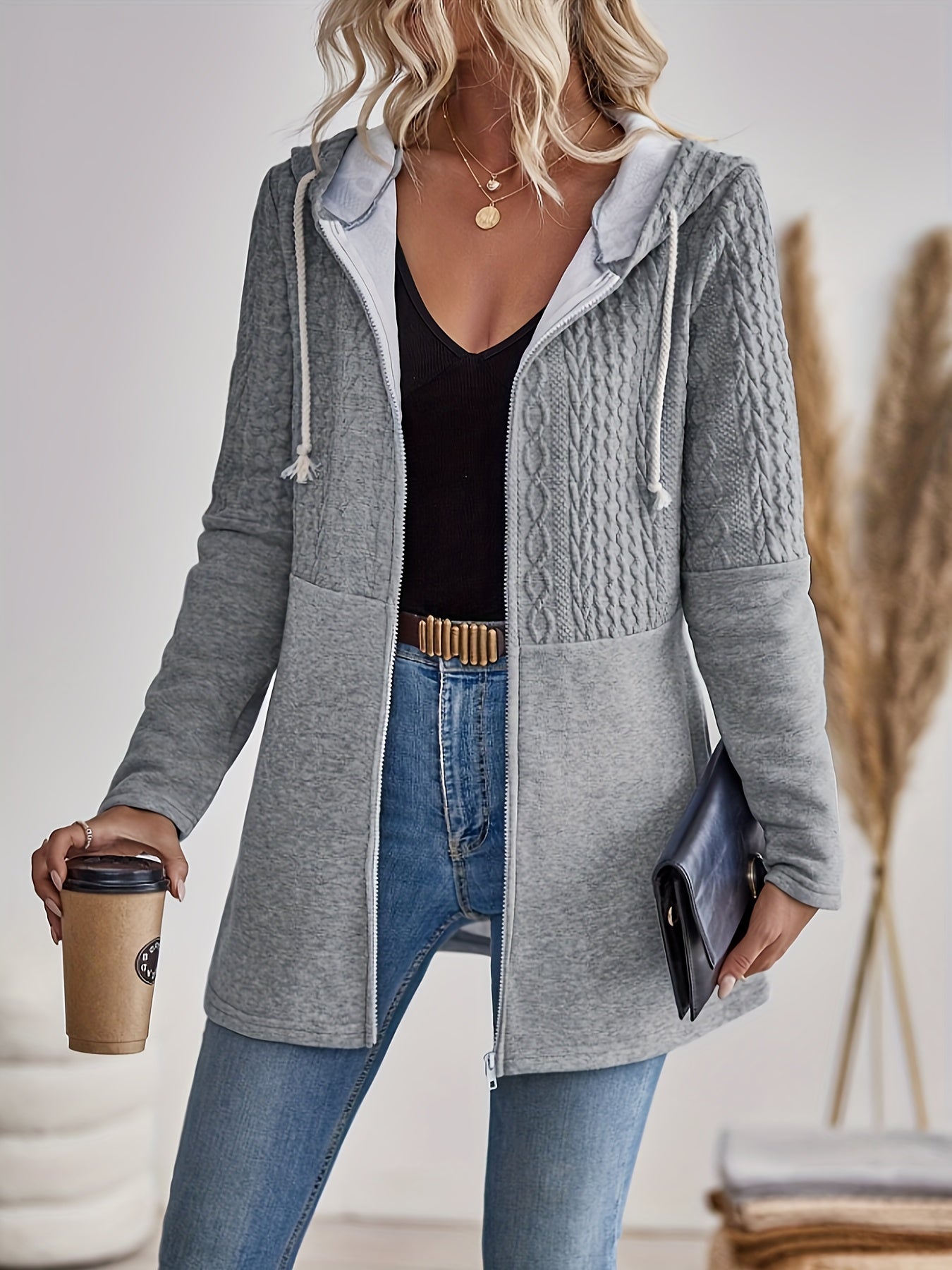 Waterdichte Jas met Capuchon en Rits voor Dames - Mode Vibes