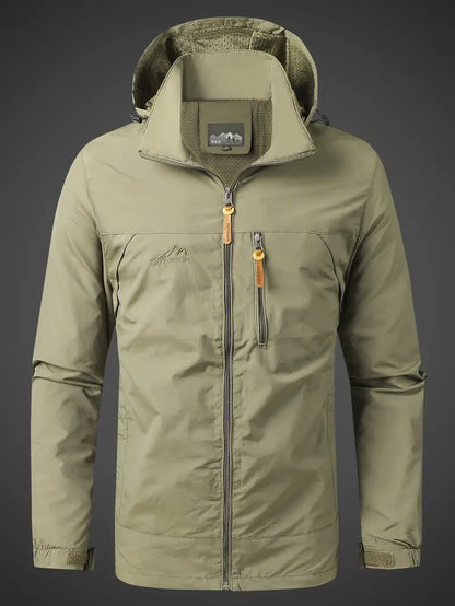 Water- en Winddichte Heren Outdoor Jas – Ademend & Lichtgewicht