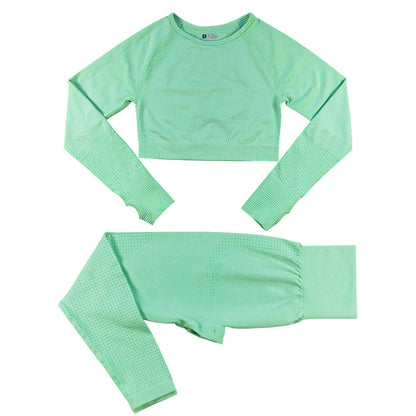 Yoga Sportset Dames Naadloze Legging en Top Set