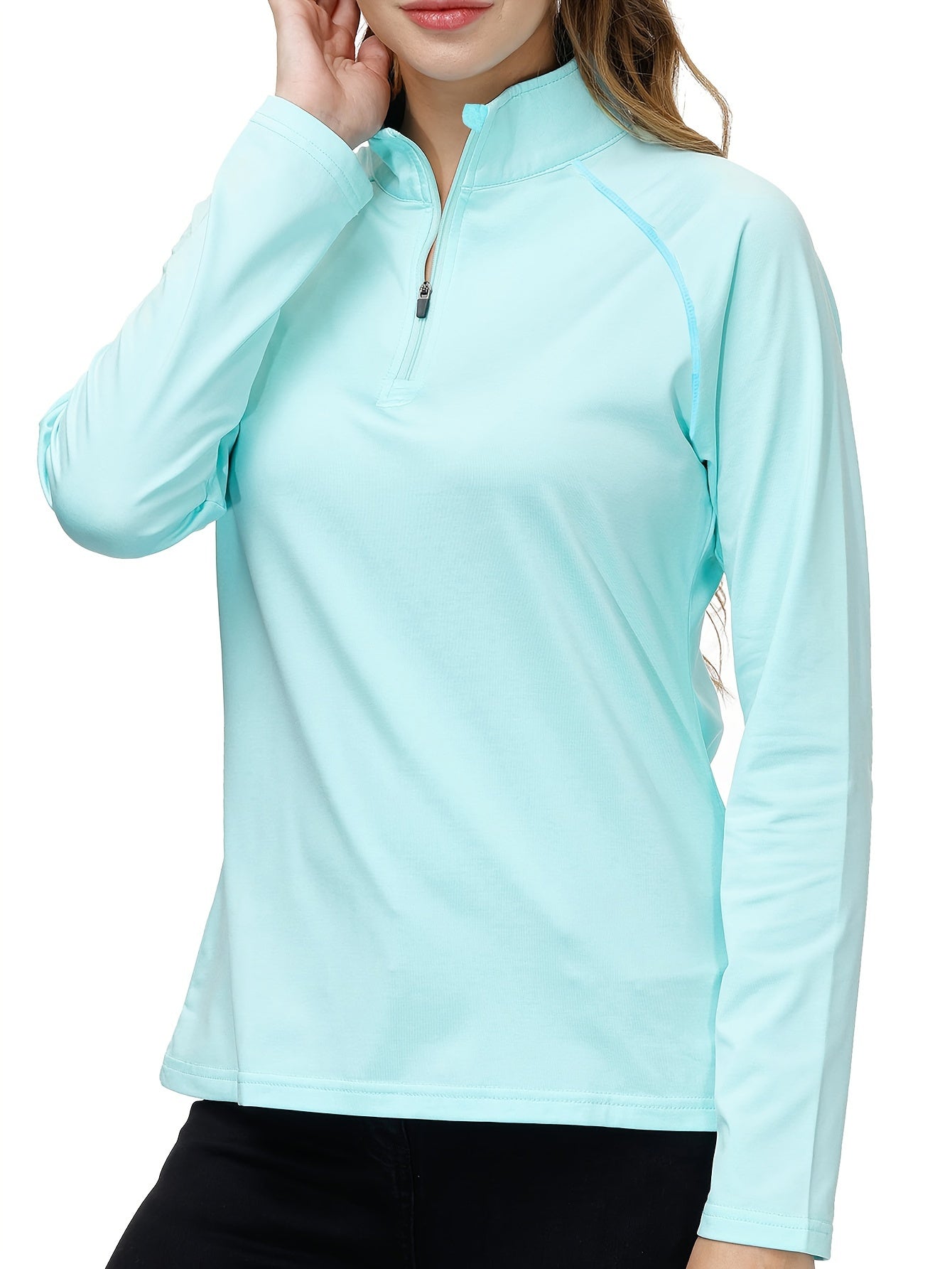 Dames Sportshirt Lange Mouwen Trainingsshirt Nadira