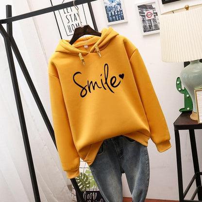Dames Hoodie met Vrolijke Smile Print