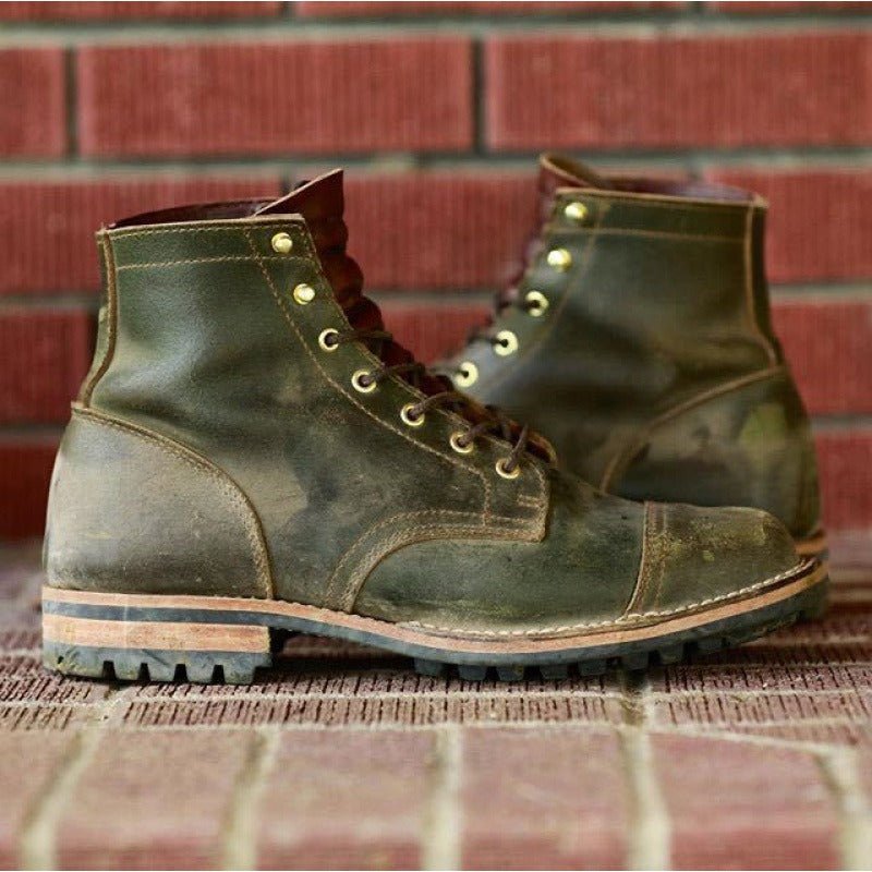 Heren Veterschoenen Enkelhoog met Gripzool
