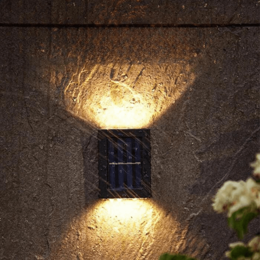 Draadloze solar tuinlamp met sensor voor oprit