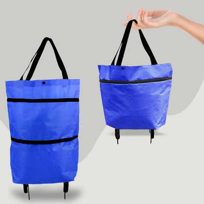 Inklapbare Boodschappentas met Wielen 2-in-1 Handy Shopper