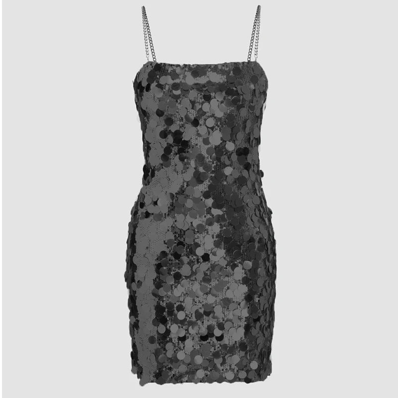 Feestelijke Glitter Jurk Trendy voor Vrouw