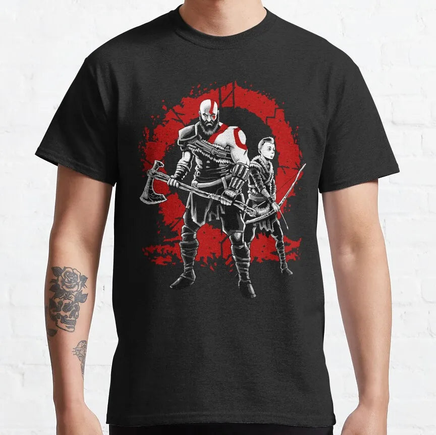 Klassieke Vintage T-Shirt van Katoen Plus Size