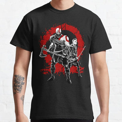 Klassieke Vintage T-Shirt van Katoen Plus Size