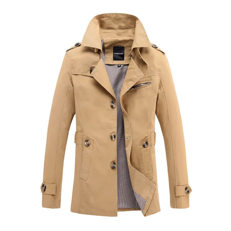 Trenchcoat Warm Michiel Winterjas voor Mannen - Mode Vibes